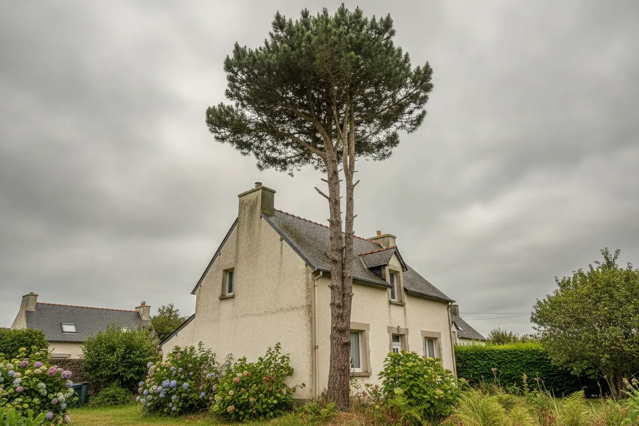 Avant : Élagage sapins zone Kergaradec — élagage à Brest