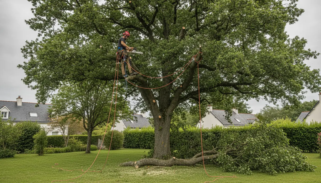 Élagueur certifié à Gouesnou (29850), Élagage et abattage d'arbres dans votre commune au nord de Brest