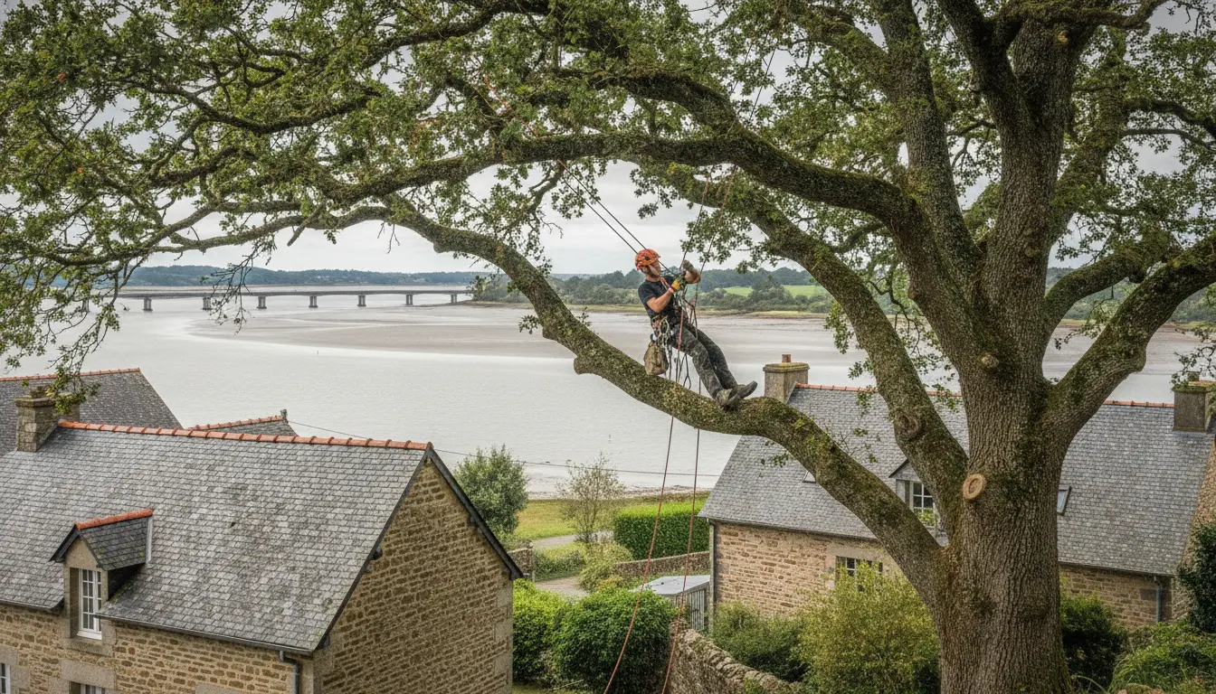 Élagueur professionnel au Relecq-Kerhuon (29480), Élagage et abattage d'arbres certifiés, secteur Brest Est